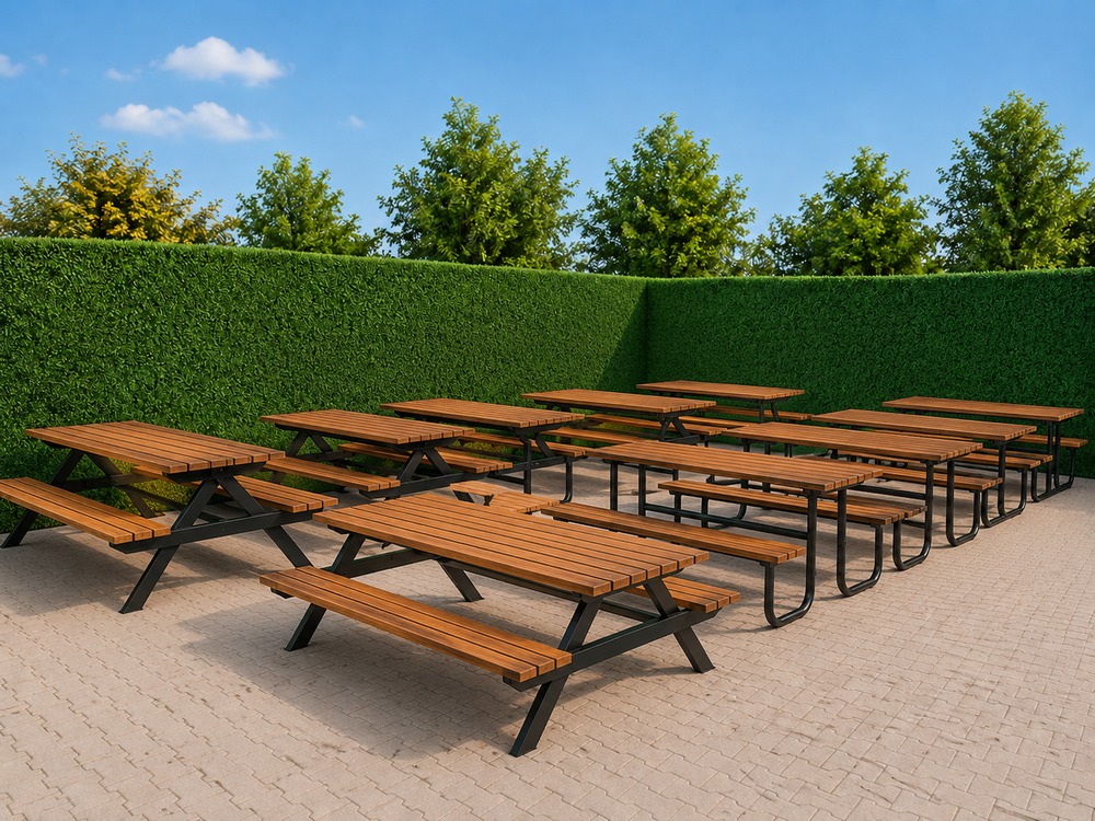 Park Bankı Montaj Hattı